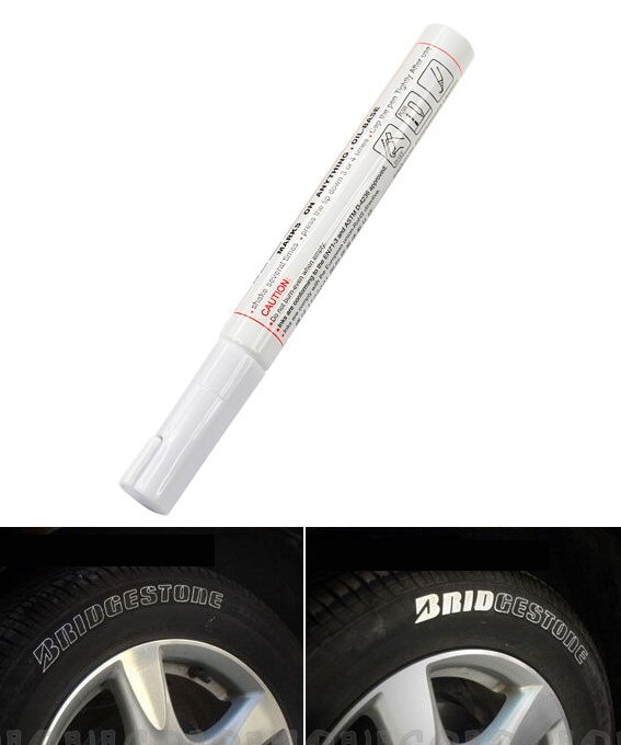 Rubber Writing Pen-White