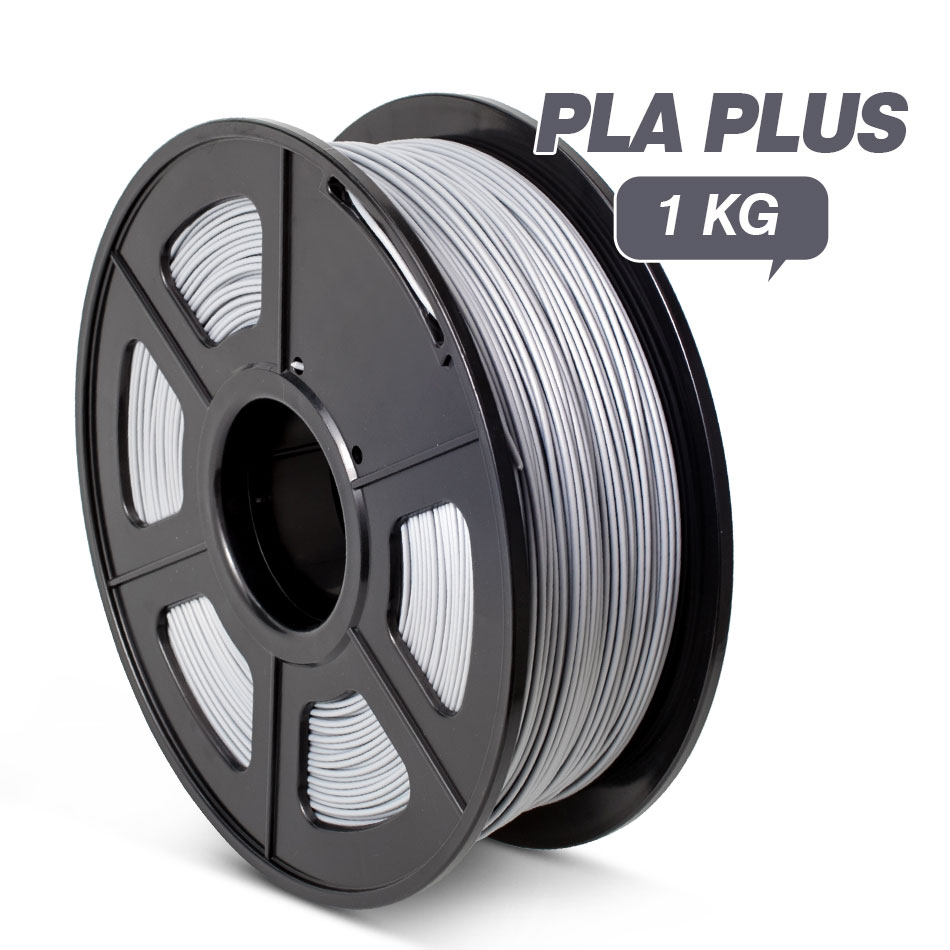 SUNLU PLA PLUS Filament 1.75 mm 1kg High Quantity 3D Printing Filaments For 3d Printer PLA +: PLA PLUS-SILVER