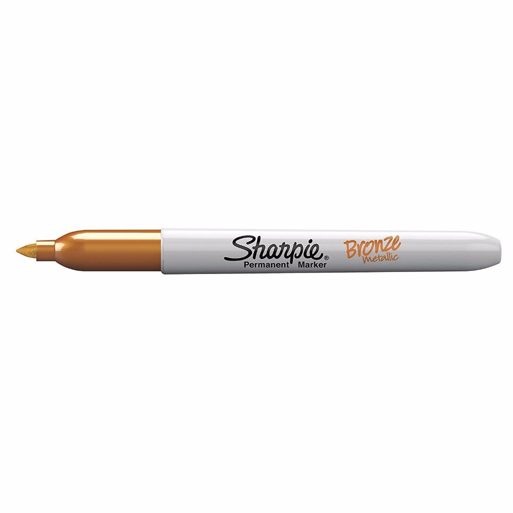 Sharpie 1,0mm Silber Gold Bronze Feine Punkt Öl Metallic Permanent Marker Schreiben Auf Licht und Dark Oberfläche Papier Metall glas