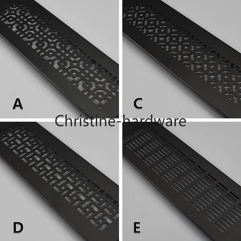 Aluminum Alloy Air Vent Ventilation Sheet Snowflake Honeycomb Perforated Sheets Closet Ventillation Grille Vents Hole Grille