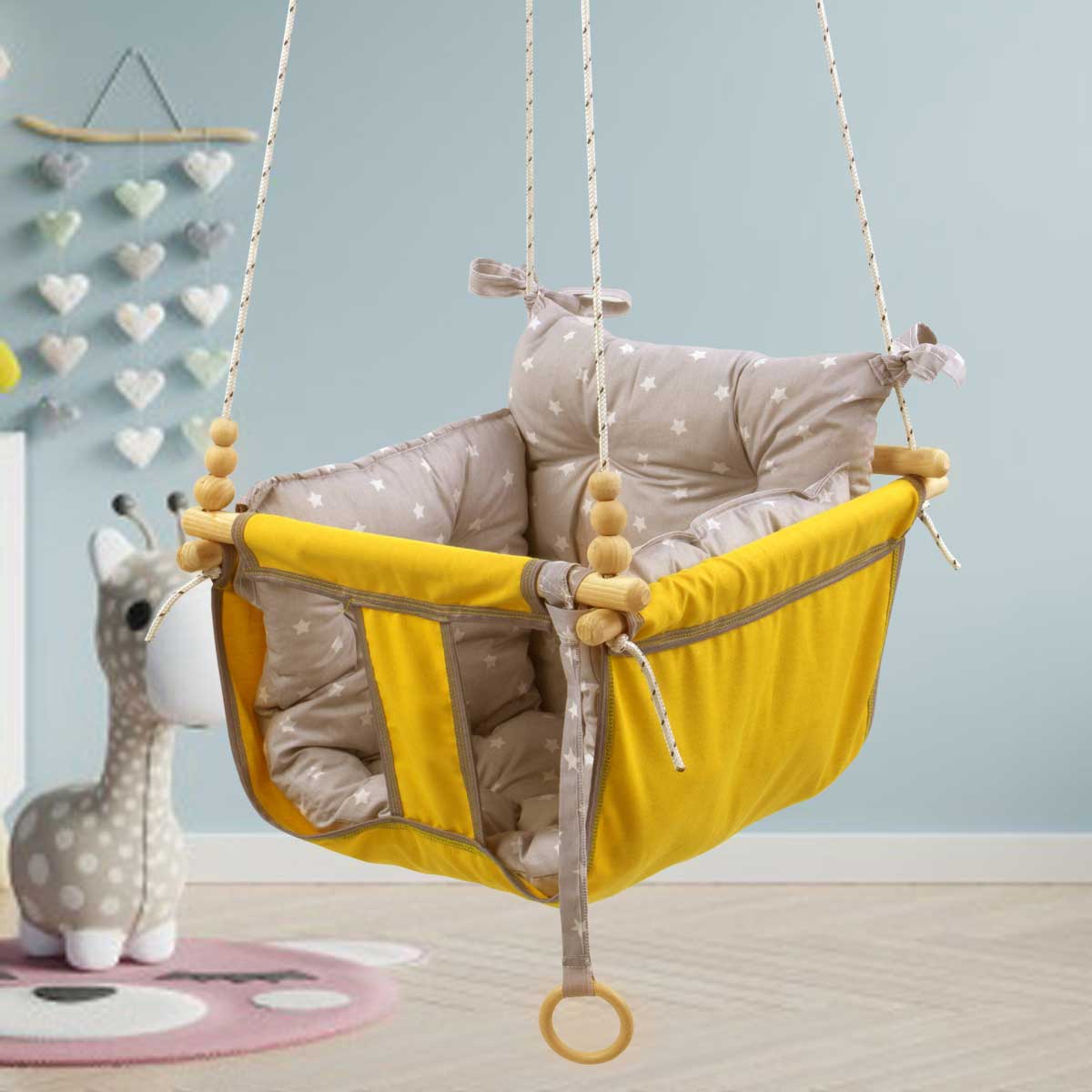 Baby Swing Spelen Activiteit Kinderen Hangmat Plezier Opknoping Jongens Meisjes Baby &#39;S Kinderen Veilig Speelgoed Schommelstoel Canvas Seat Modellen