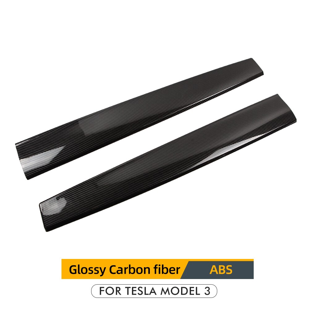 Model3 Centrale Controle Instrument Panel Voor Tesla Model 3 Accessoires Carbon Fiber Abs Model Drie Centrale Console Y: gloosy carbon ABS