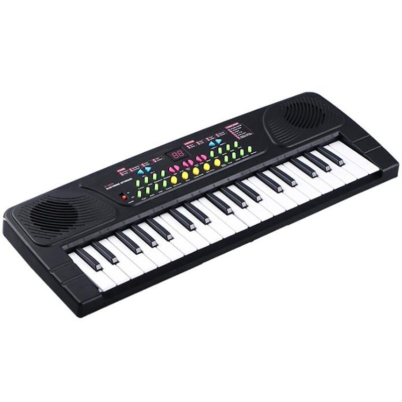 Multifunctionele Mini Elektronische Piano Met Microfoon Kinderen Draagbare 37 Toetsen Digitale Muziek Electone Toetsenbord: Default Title