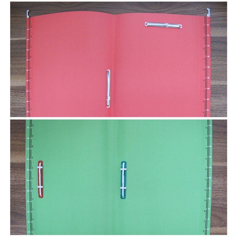 25 Pcs/Set Portable Suspension File Folder Hanging File Holder Paper Frame Documents Organizer