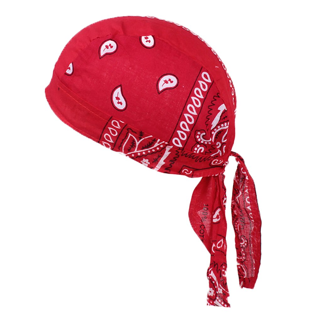 Vrouwen Mannen Durag Haaruitval Slaap Headwrap Pirate Skull Cap Bandana Beanie Hoed