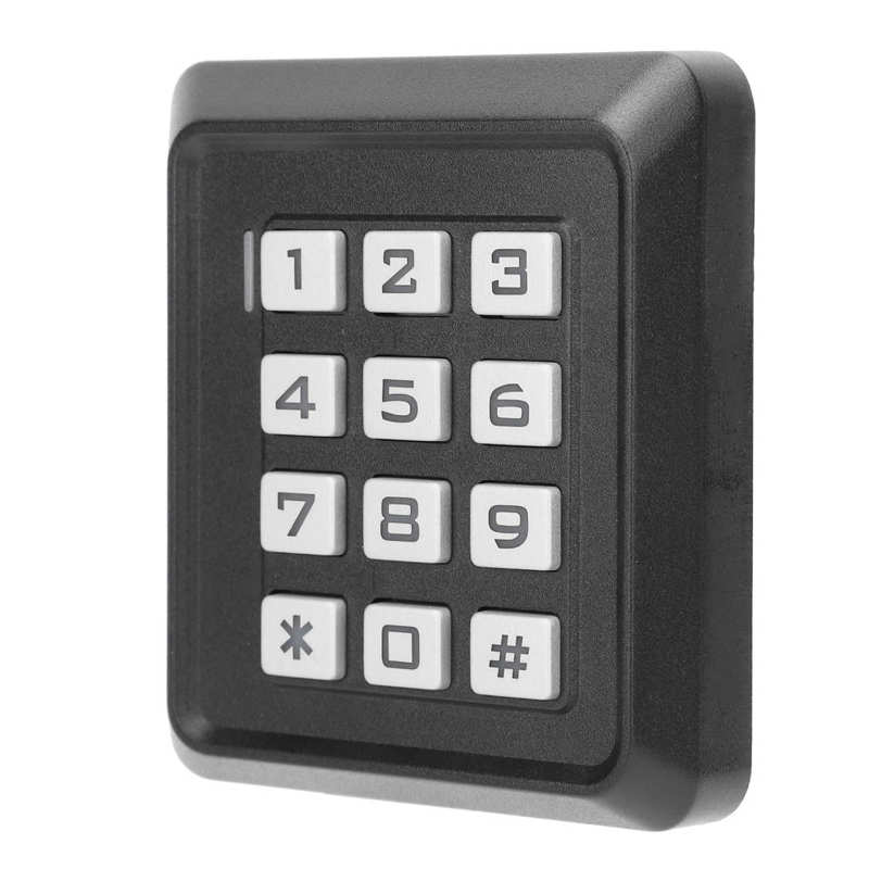 Toegangscontrole Toetsenbord Pin Card Deur Toegangscontrole Toegangscontrole Systerm Voor Wiegand26 Met Verlicht Toetsenbord Ondersteuning Voor