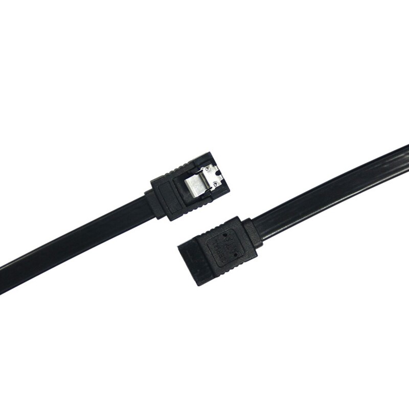 Serielle SATA 3 HDD Daten schwer Antrieb Disk Signal Kabel Schwarz Gerade Hohe Geschwindigkeit 45CM