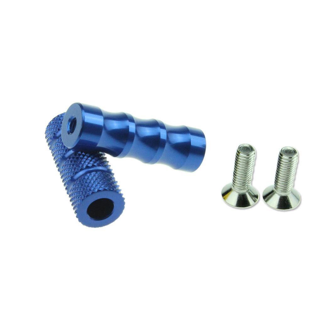 6mm Motorcycle Footrest Rearset Pedal Gear Shift Lever Foot Peg For Yamaha YZF R25 R1 R6 R3 R15 V3 MT07 MT09 Tracer 700 900: Blue