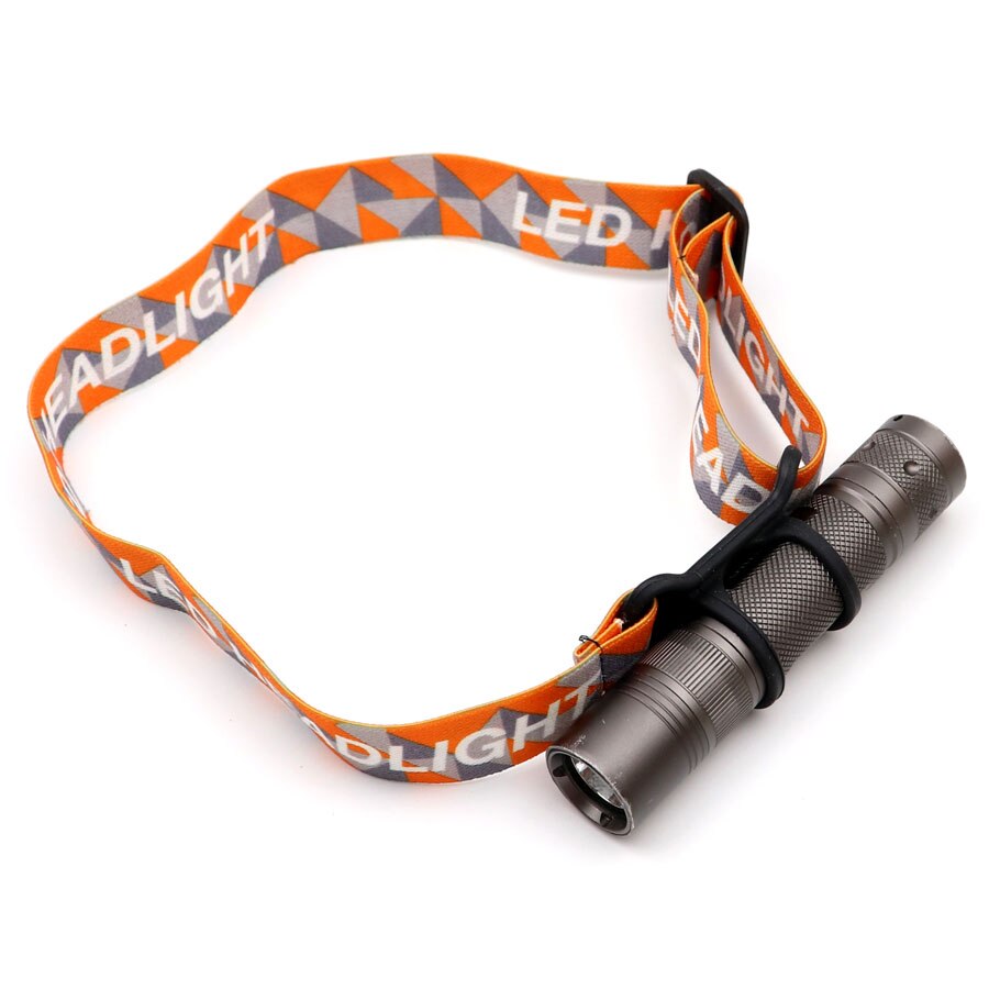 Varias bandas para la cabeza de linterna, correa ajustable elástica de nailon, soporte de montaje Frontal lateral para linterna LED, lámpara de faro