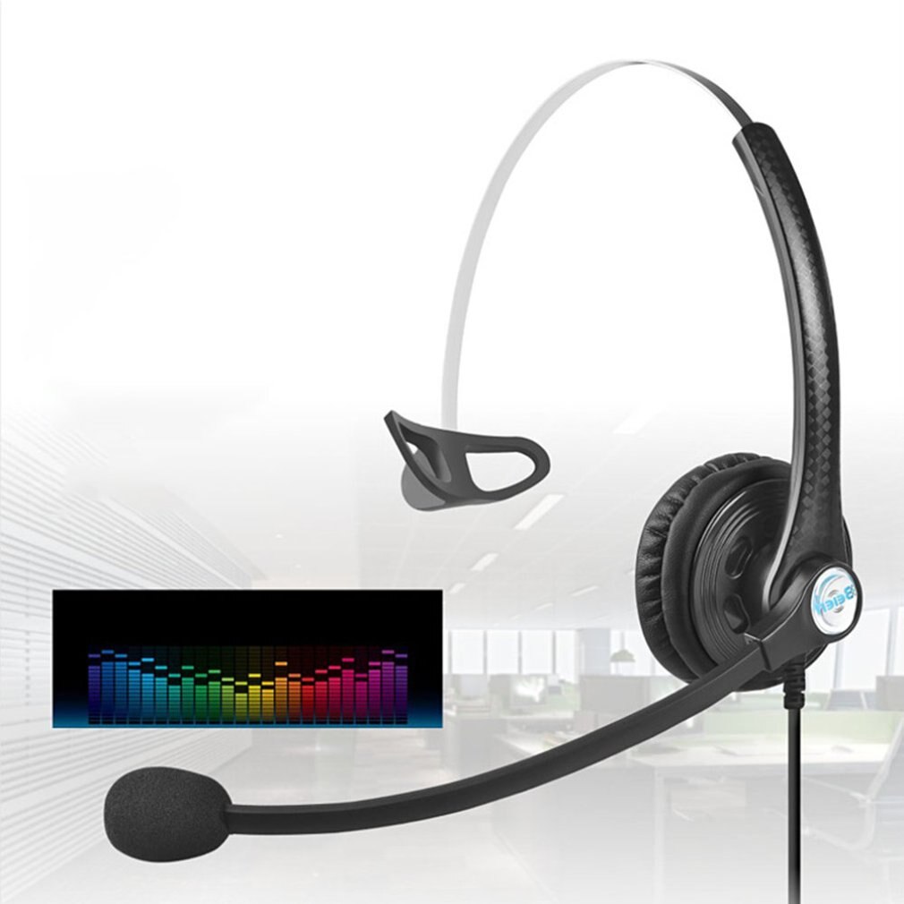 A16 Telephone Headset Call Centre Noise Headset With Microphone Volume Adjustable noise-cancelling traffic headset Call