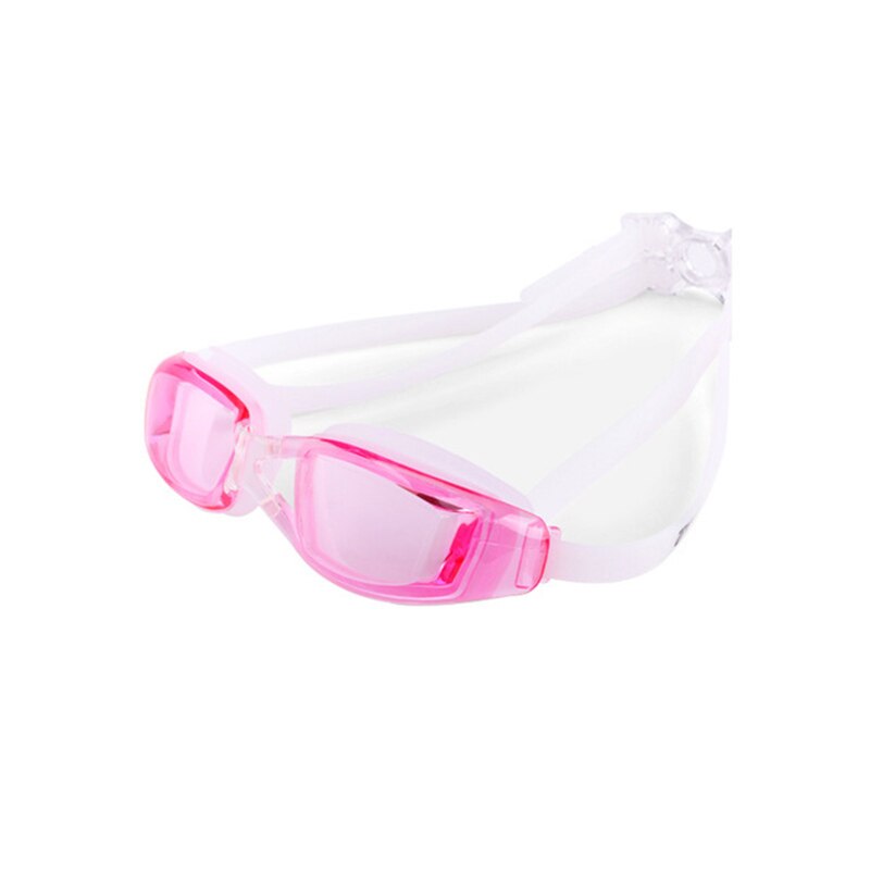 Vandtætte svømmebriller anti-tåge svømmebriller holdbare mænd kvinder vand fitness briller udstyr: Lyserød 1