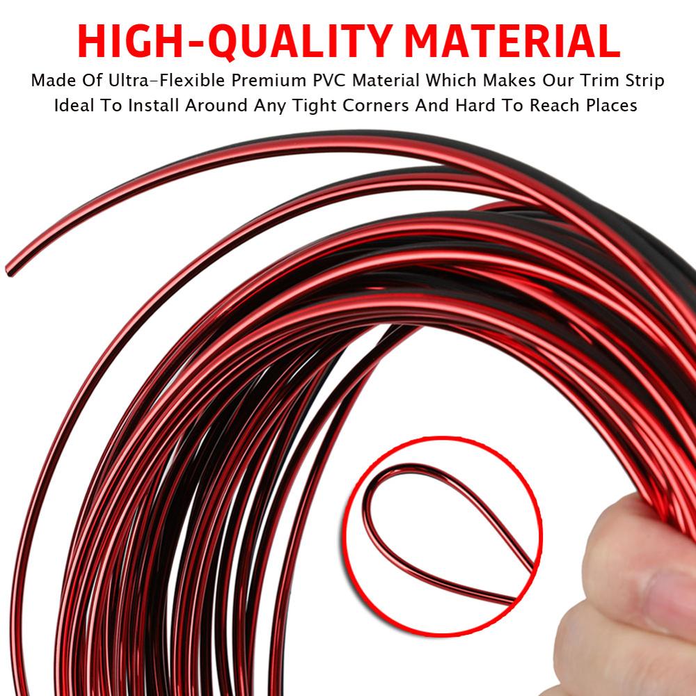 10M Auto Styling Interieur Trim Met Decoratieve Molding Dashboard Deur Rand Universele Molding Trim Auto Interieur Decoratie Strepen