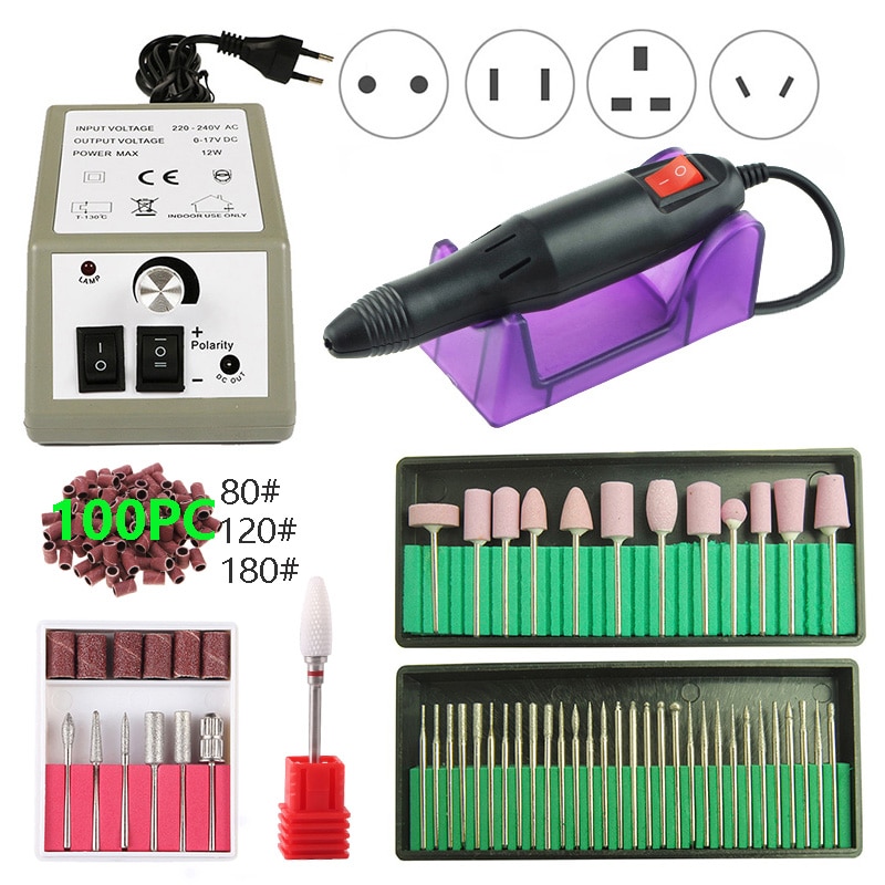 20000RPM Electric Nail Drill Machine Set Manicure ... – Grandado