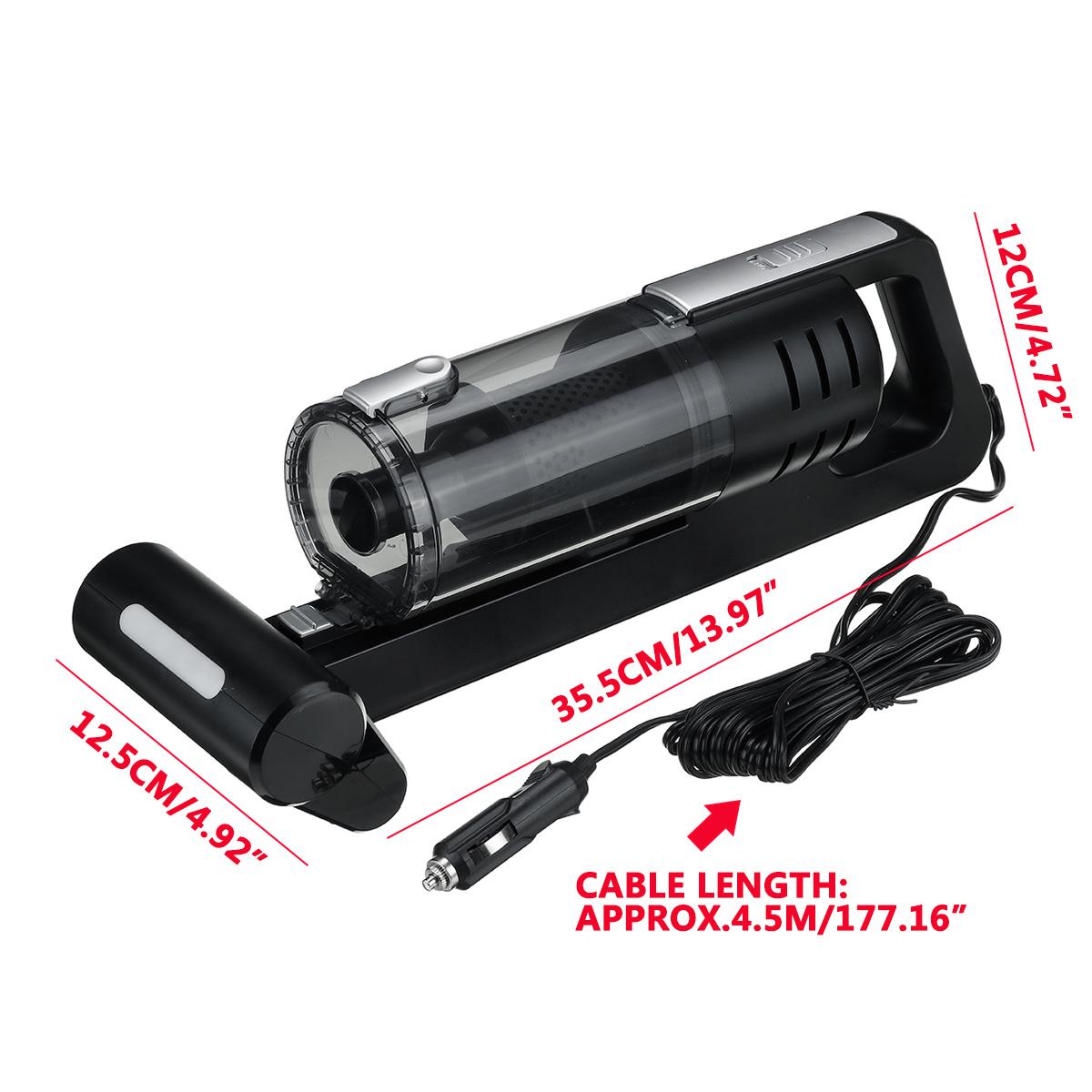 4500kpa 60W Multifunction Powerful Handheld Car Home Vacuum Cleaner Corded Wet/Dry Strong Suction Dust Cleaning