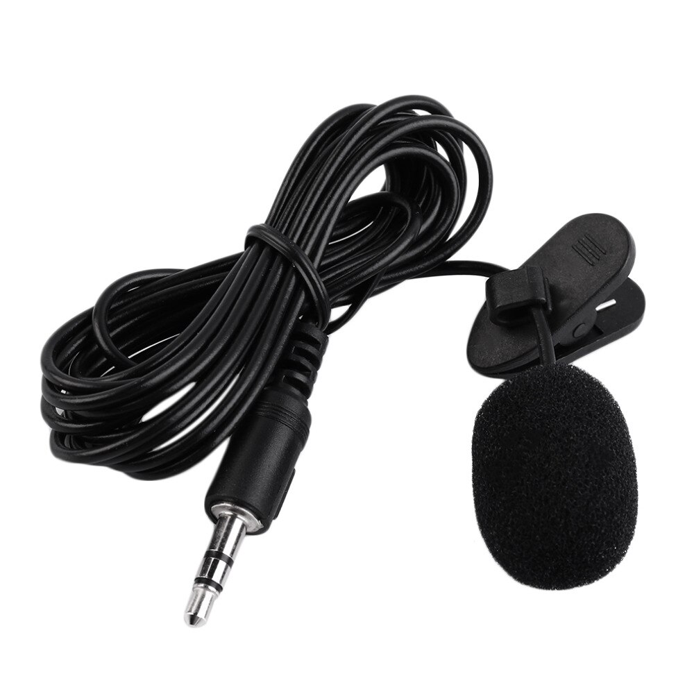 neueste Tragbare Externe 3,5mm Hände-freies Mini verdrahtet Clip-auf Revers Lavalier-mikrofon Für PC Laptop 3,5mm Externe
