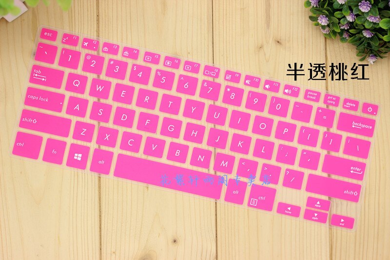 For ASUS ZenBook Pro 14 UX480 UX480FD UX450FD Notebook PC Laptop Keyboard Cover Protector 14 inch (US Layout): Rose