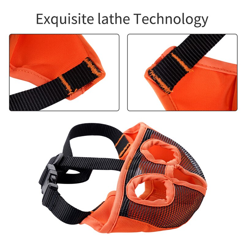 Muzzle For Dog Pet Breathable Mesh Dog Mouth Mask Grandado