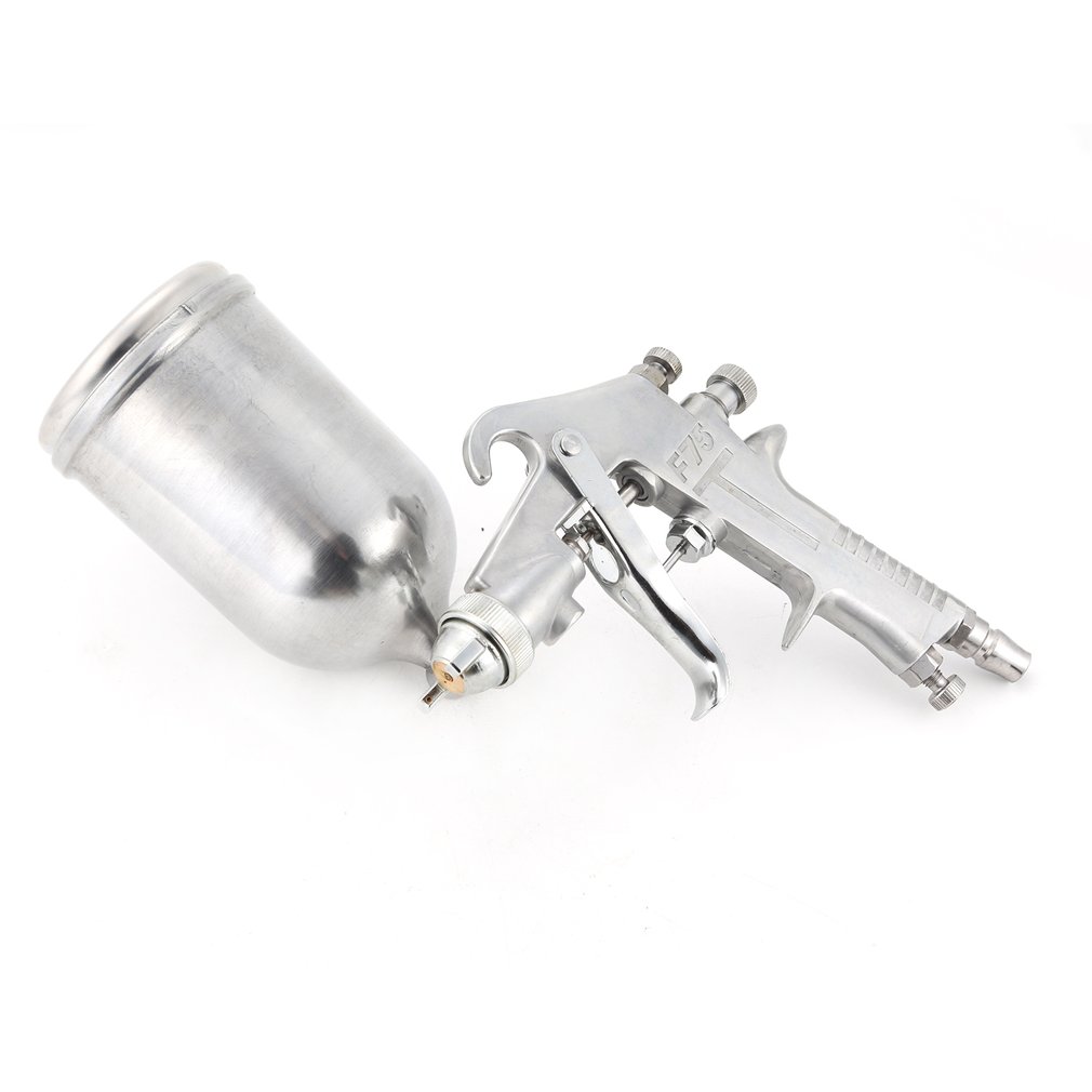 F75 Air Painter Spray Gun Pneumatic 1.5mm Nozzle 400ML Airbrush Sprayer Painting Atomizer Tool With Hopper For Painting Cars