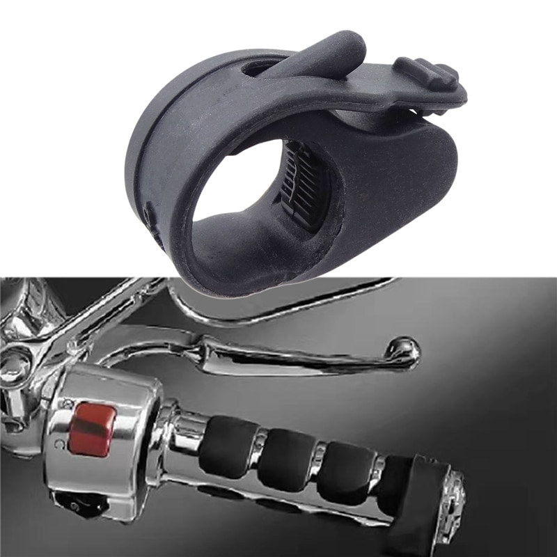 1 Pcs Mortorcycle Rubber Hand Grip Control Assist Throttle Control Universal Cruise Control Assist Rocker Cramp Stopper