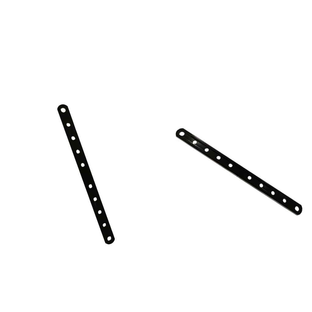 2 Pcs 12" Exhaust Muffler Motorcycle Universal Hanger Black Mounting Bracket