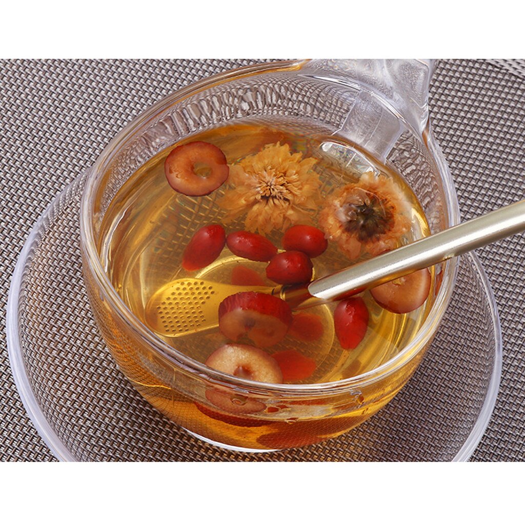 6 Colors Spoon Straw Tea Infuser Coffee Spoon Novelty for Adult&Child