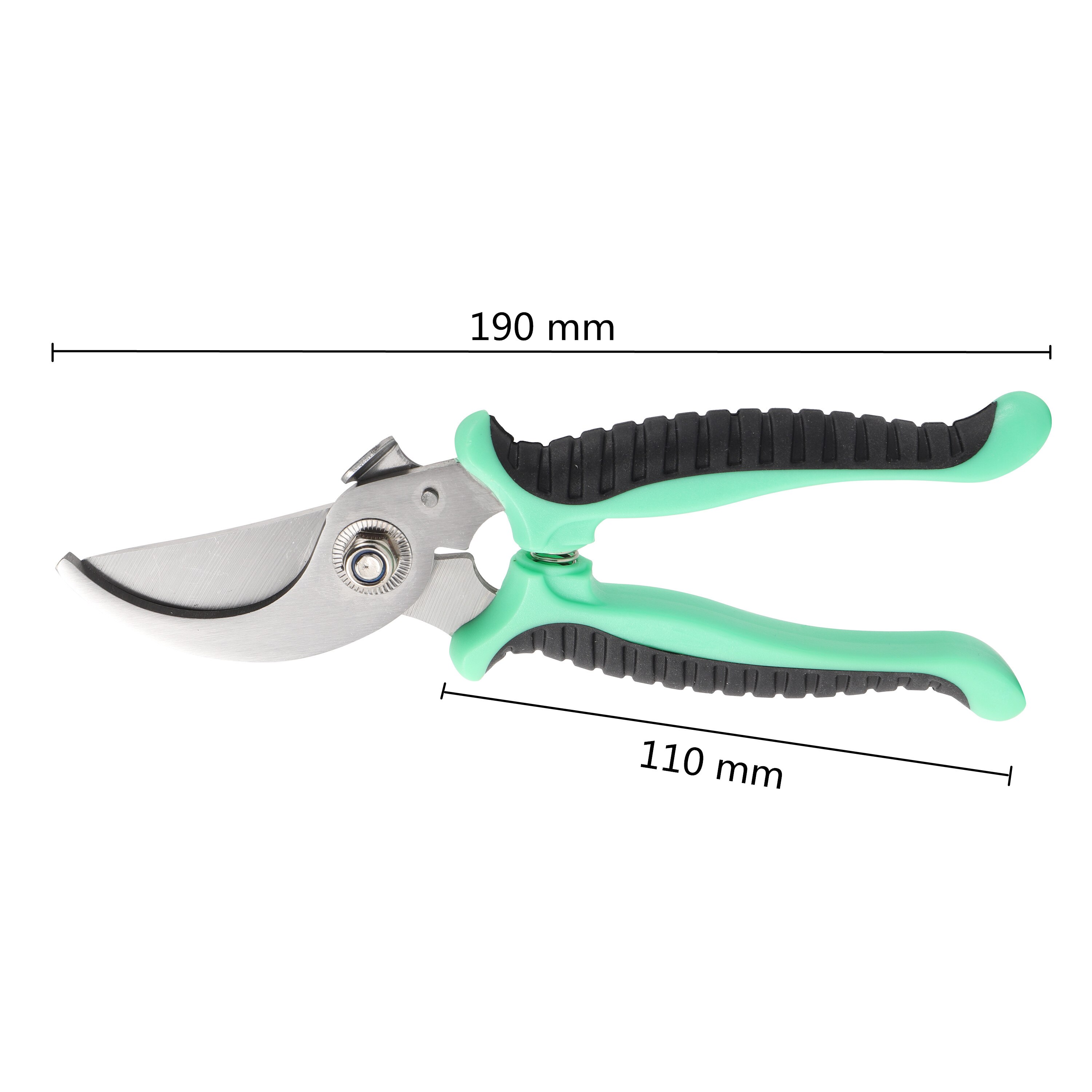 19cm Pruner Tree Cutter Gardening Pruning Shear Scissor Stainless Steel Cutting Tools Set Home Tools Anti-slip 1pcs