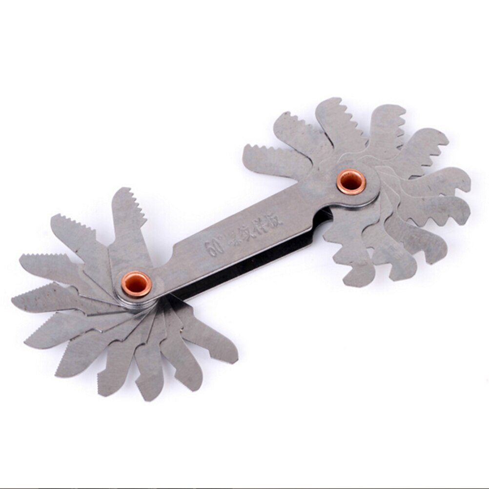 60 Degree Thread Measuring Gage Dual Head Metric Screw Pitch Gauge For Measuring Tool