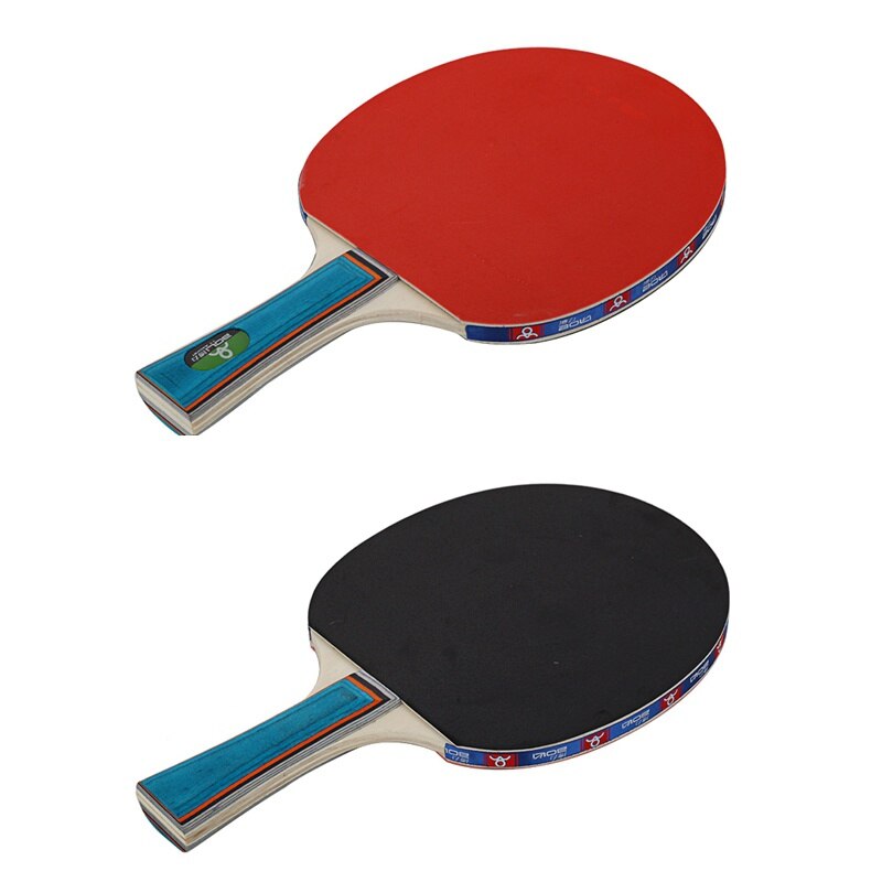 2 racket+3 Balls Carbon Fiber Table Tennis Rackets With Double Face Pimples Table Tennis Rubber Ping Pong Rackets