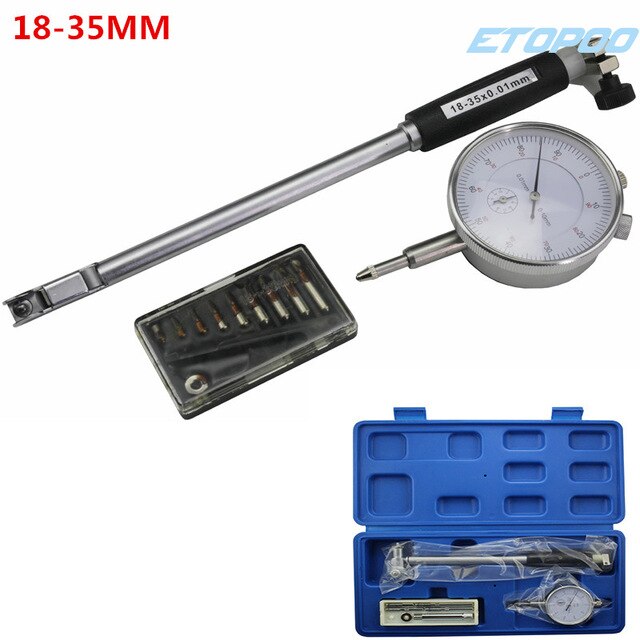 thumbnail image 2 of Dial Bore Gauge DBGR-01 2-6 Inch Range With Carbide Anvils & Case 2 of 6