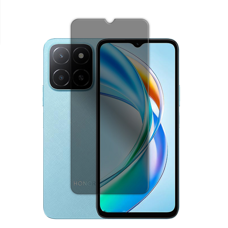 Para Honor X5b Plus vidrio para Honor X5b vidrio templado 6,56 pulgadas Protector de pantalla de privacidad antiespía para Honor X5b Plus película de lente: royal blue /  Opción2