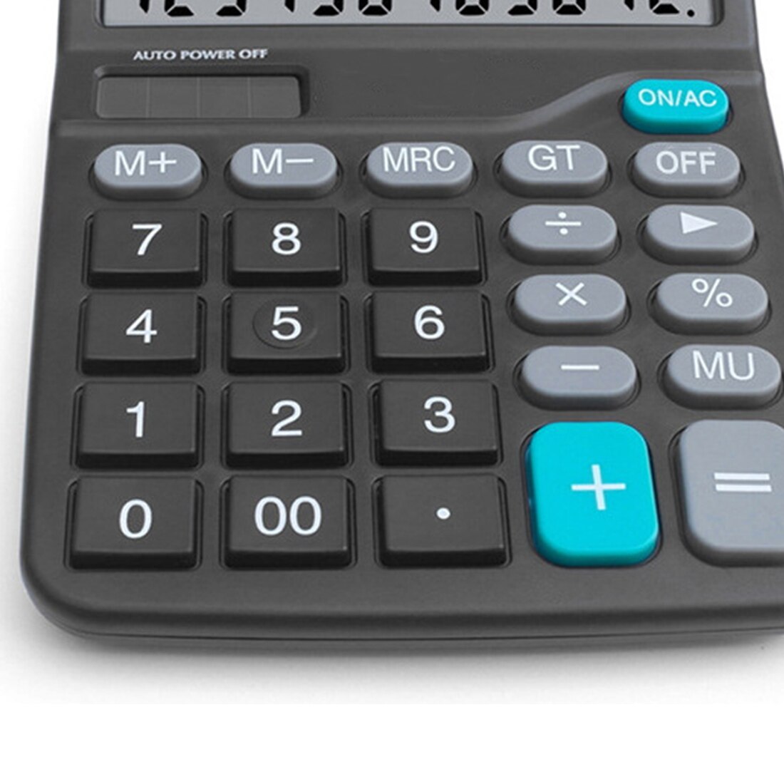 NOYOKERE Calculator Calculate Commercial Tool Battery or Solar 2in1 Powered 12 Digit Electronic Calculator and Button