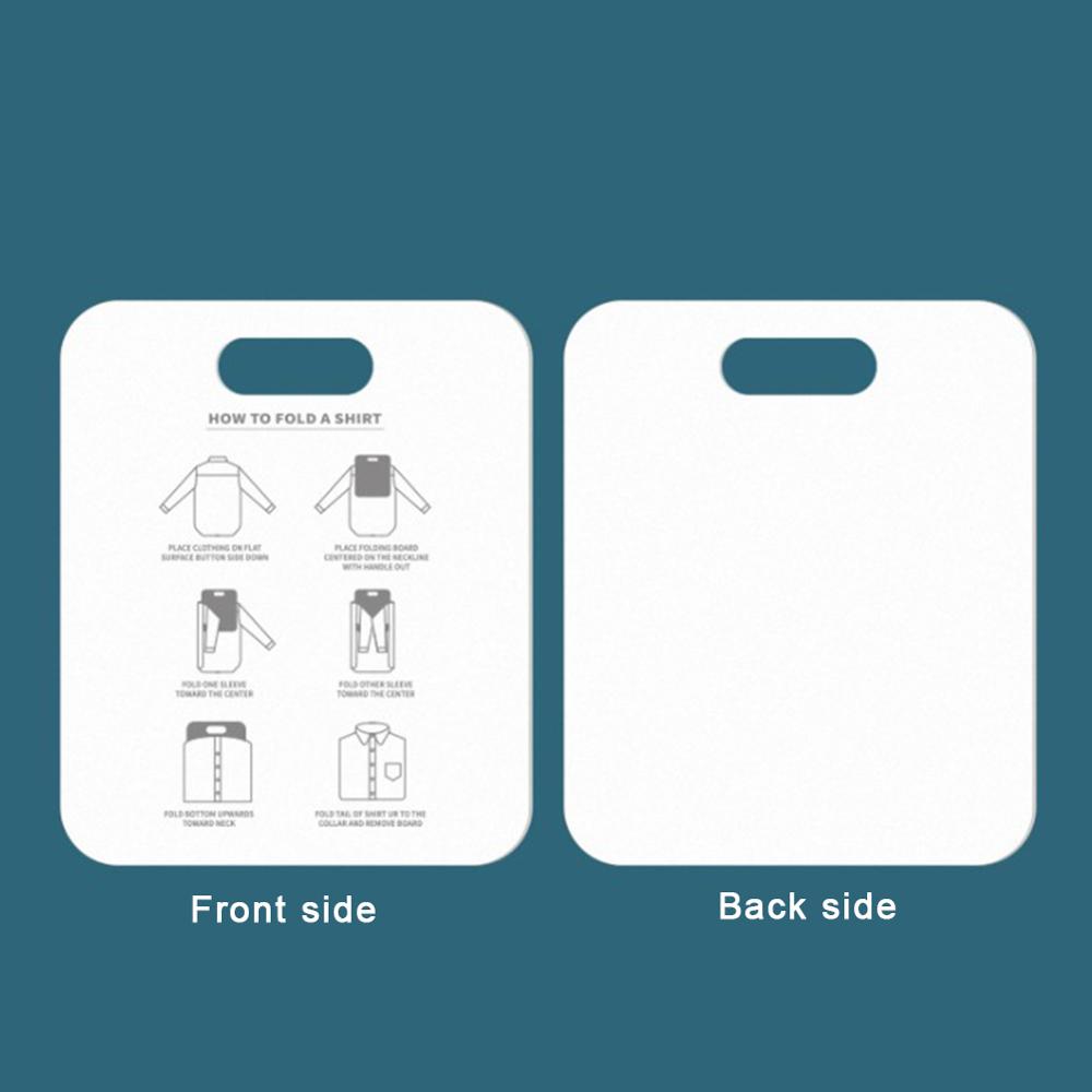Household Cloth Folding Board Child/Adult Clothes Folder Closet Organizer Clothing Folders Board Organizer Laundry Storage: WHITE