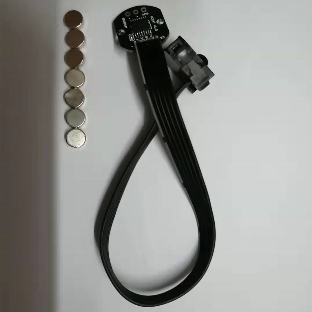 Magnetic-electric high-precision 16-bit resolution SPI / ABZ / UVW / PWM output rotary encoder PCBA module