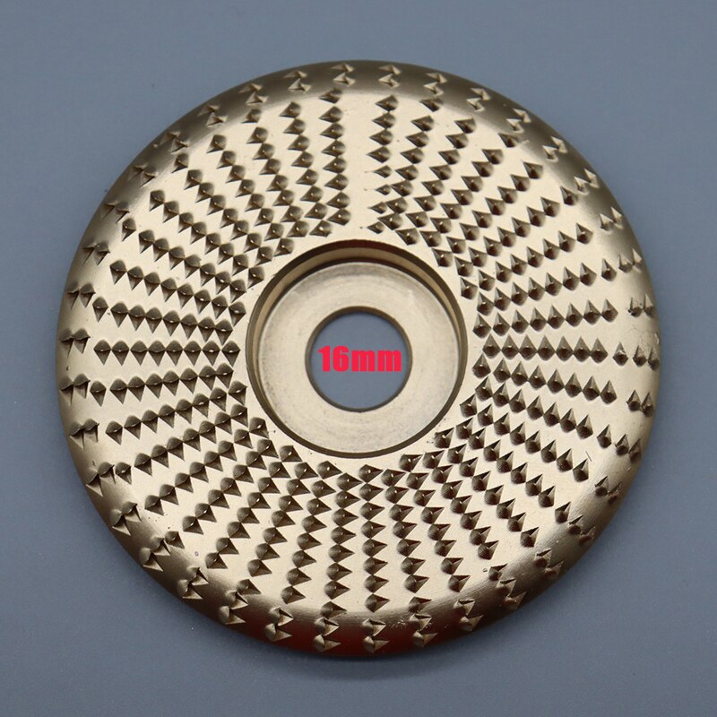 2pcs Plat-Arc Wood Grinding Polishing Wheel Rotary Disc Sanding Carving Tool Abrasive Disc Tools for Angle Grinder 4 inch Bore