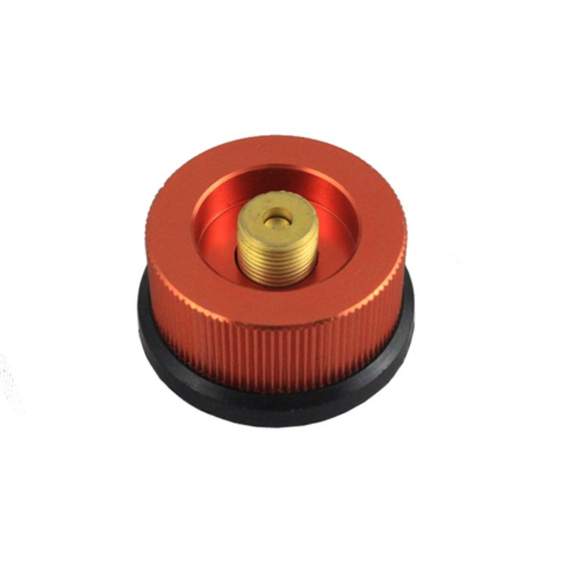Outdoor Camping Gas Stove Propane Refill Adapter Tank Coupler Adaptor Gas Charging Accessories camping camping kitchen: Red