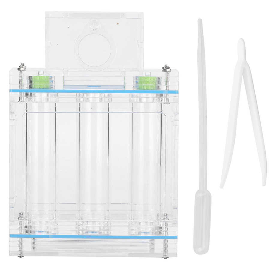 Porous Ant Breeding Box Ant Space Warehouse Living Area Acrylic Transparent Ants Farm Porous Breeding Box