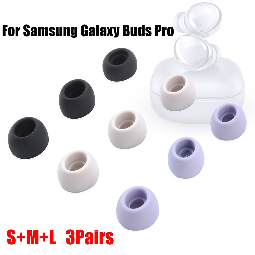 6 stk silikone ørepropper til samsung galaxy buds pro ørepropper ægte trådløse ørepropper ørepropper ørepropper øretelefon etui ørehætte tilbehør
