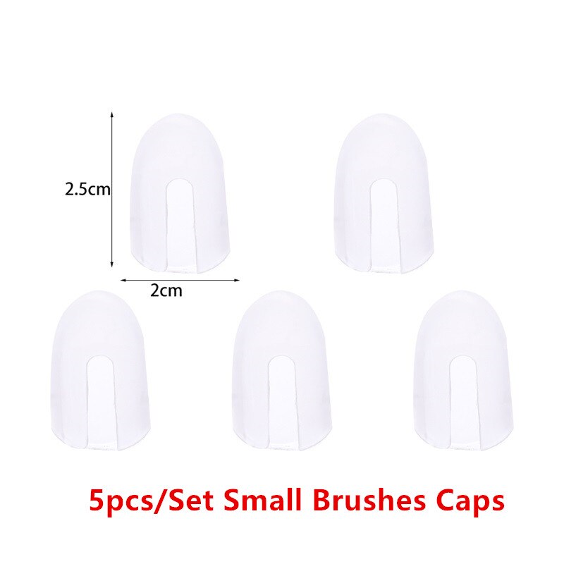 5/10Pcs Colorful Ink Brush Smooth Blending Brushes Drawing Painting Flat Brushes Kit for Diy Scrapbooking Cards Making Ink Tools: 5pcs Brushes Cap