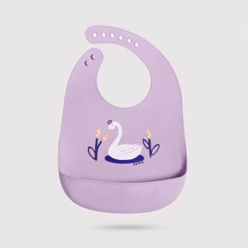 Laten We Food Grade Siliconen Slabbetjes Babyvoeding Speeksel Handdoek Olie-Proof Verstelbare Burp Doeken Bandana Cartoon Waterdicht schorten: 14