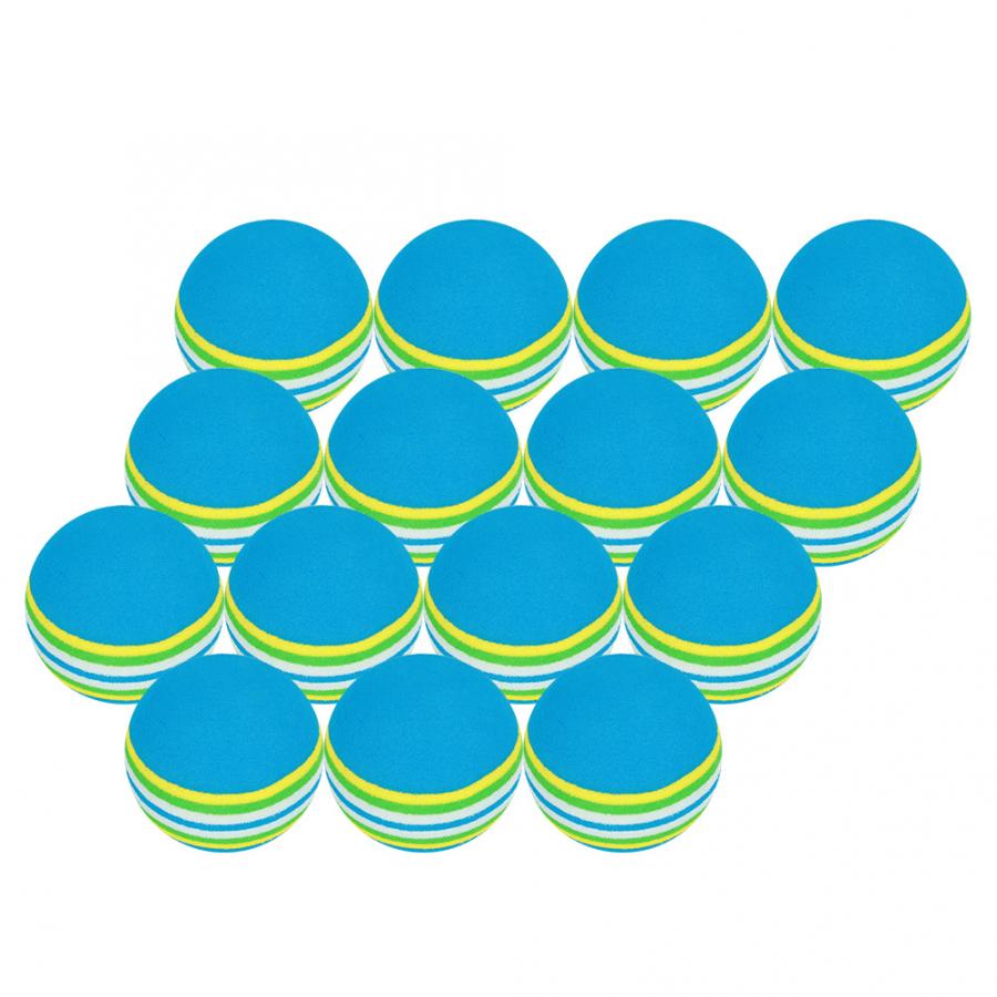 15PCS /Set Colorful Ball EVA Foam Lightweight Safe Using Indoor Practice Ball Playground Ball Toy