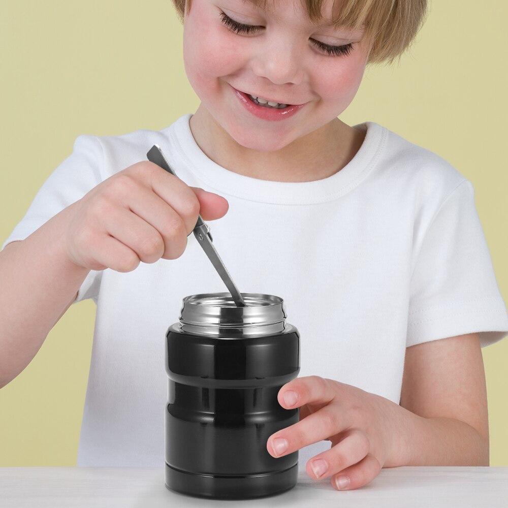 Stainless Steel Insulation Lunch Box For Food With Containers 500Ml Vacuum Flasks Thermo Mug Thermocup Silver