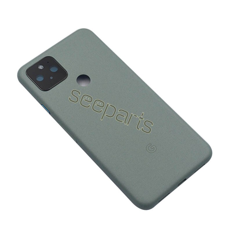6.0" Original For Google Pixel 5 Battery Cover Door Back Housing Rear Case Pixel 5 Battery Door With Camera Lens Replacement