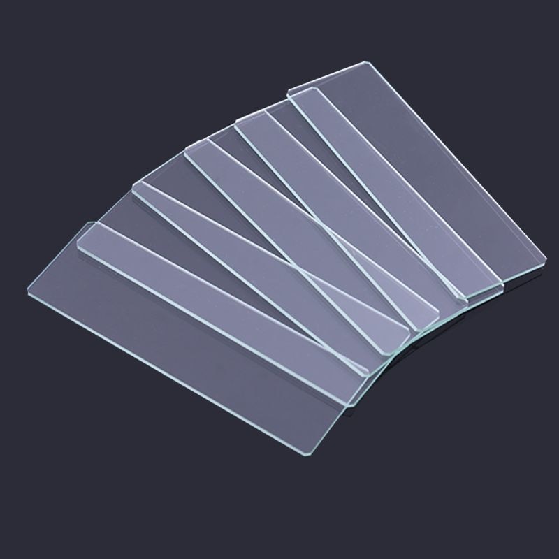 50 Pcs 7101 Polished Microscope Slides for Preparation of Specimen Glass Cover Slips Optical Instruments Microscope Accessories