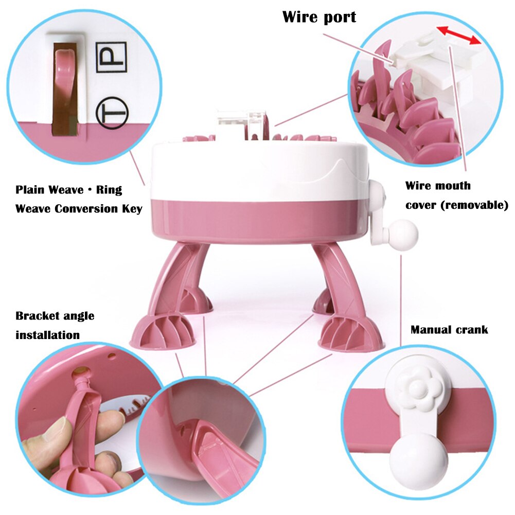 22 Naalden Handgemaakte Wol Breien Machine Diy Hand-Gebreide Sjaal Trui Hoed Sokken Volwassen Kinderen Breien Hulpmiddel Artefact