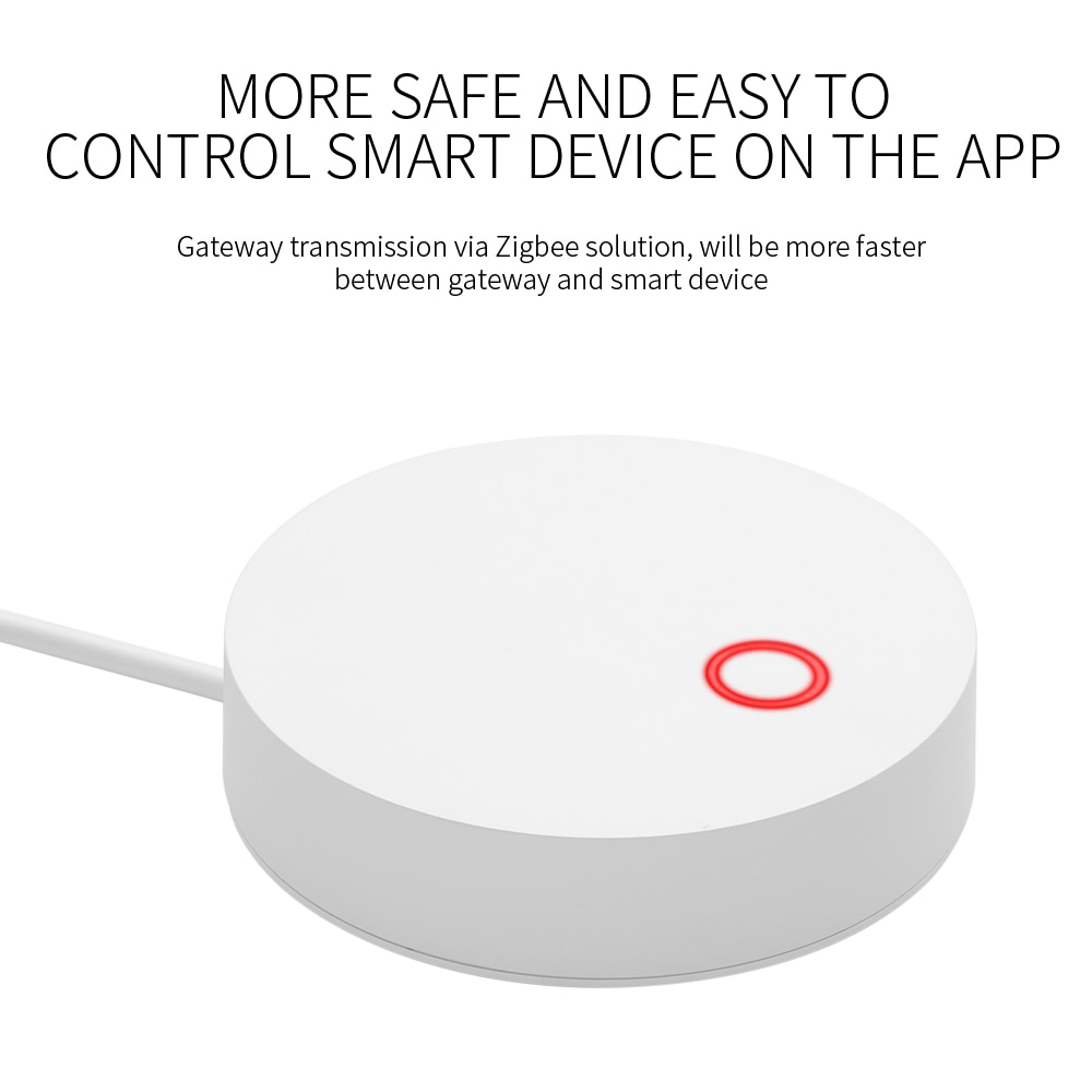 Smart Tuya ZigBee Hub Gateway Smart Home Bridge Smart Life APP Wireless Remote Controller Work With Tuya Zigbee Sensors