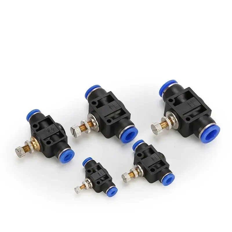 Pneumatisk fitting fittings hurtigkobling luft vandslange rørforbindelser plast pu  py 4 6mm 8mm 10mm 12mm 16mm stik ind i stik