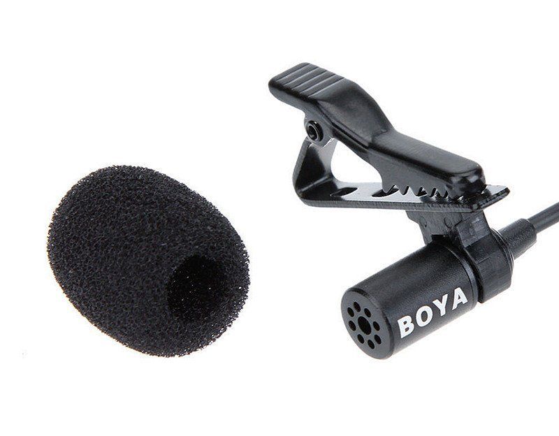 BOYA BY-LM10 Smartphone Omnidirectional Lavalier Microphone for iPhone 6 6s 5 4s Sumsang S6 S5 S4 HTC