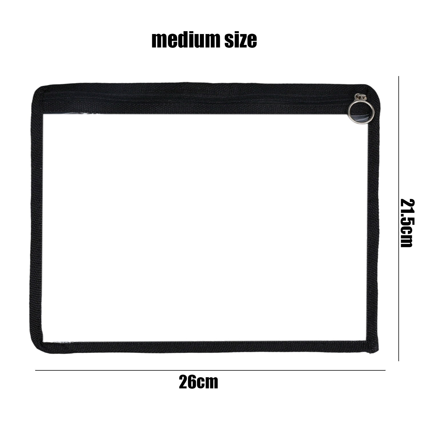 Czarna Przezroczysta Kosmetyczka PVC Wodoodporna Przezroczysta Saszetka na Kosmetyki Damski Organizer na Kosmetyki Torba na Przybory Toaletowe Torba Podróżna robić Przechowywania: czarny