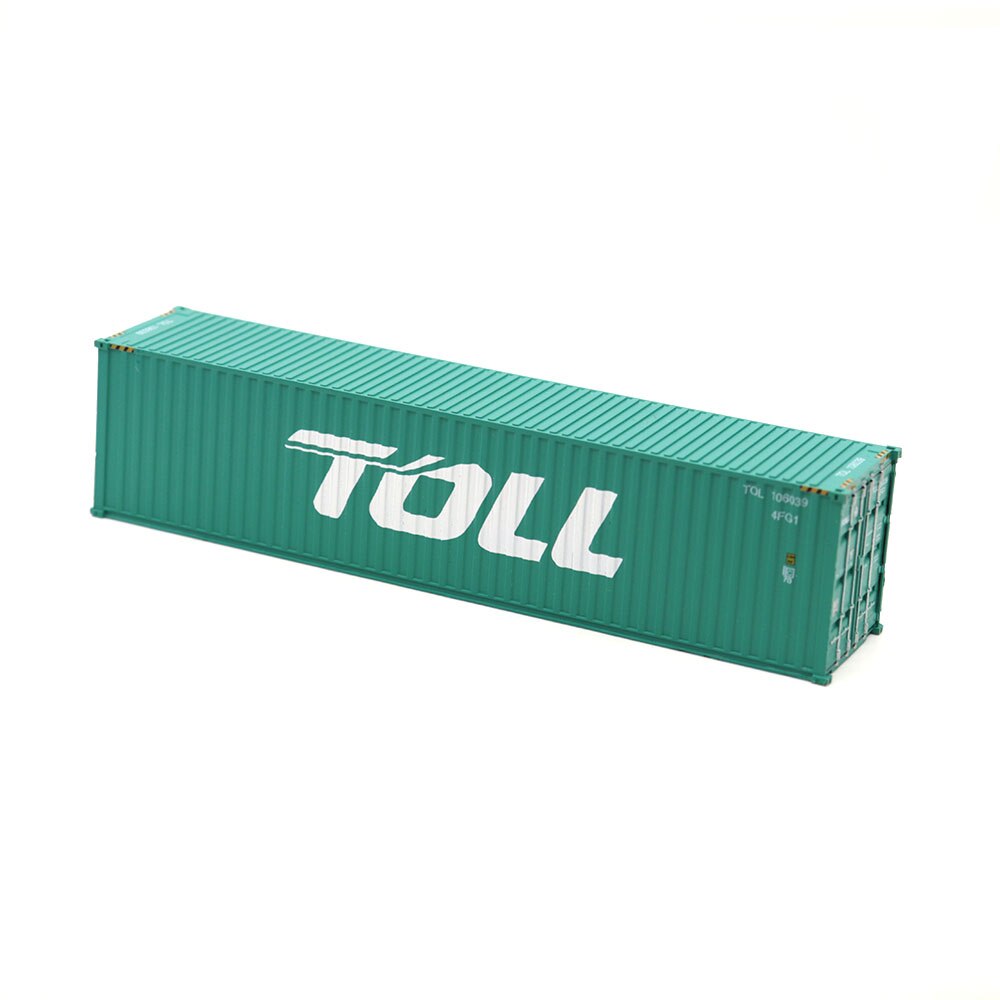 1:87 HO scale train Model 40 feet container Oceangoing Ship Freighter Boat Accessories Scale model parts: TOLL