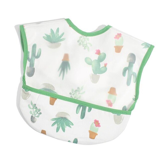 Pudcoco Zuigelingen Baby Jongens Meisjes Feeding Spuugdoekjes Slabbetjes Schort Waterdichte Eva Lunch Bib Cartoondruk Slabbetjes: C